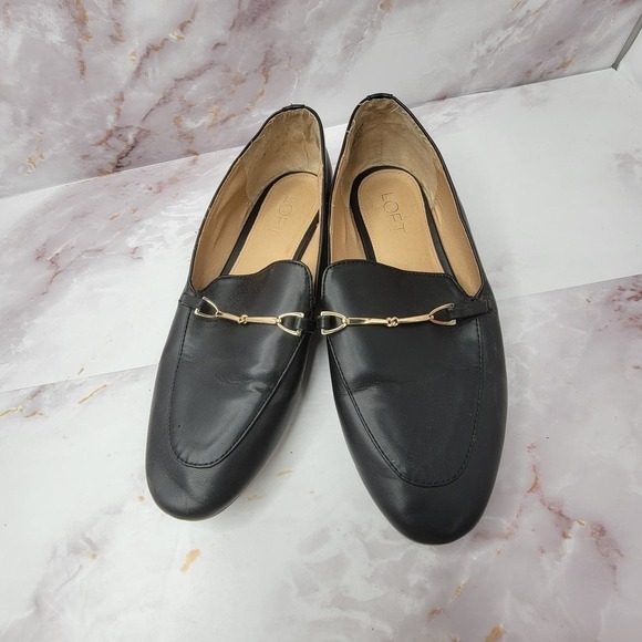 Loft Loafer Slid on Black with Mouth Bite detail - Picture 2 of 12